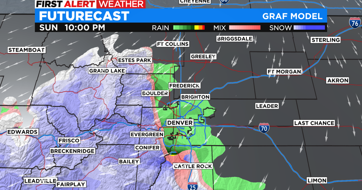 Colorado Weather: A Little Rain And A Little Snow - CBS Colorado