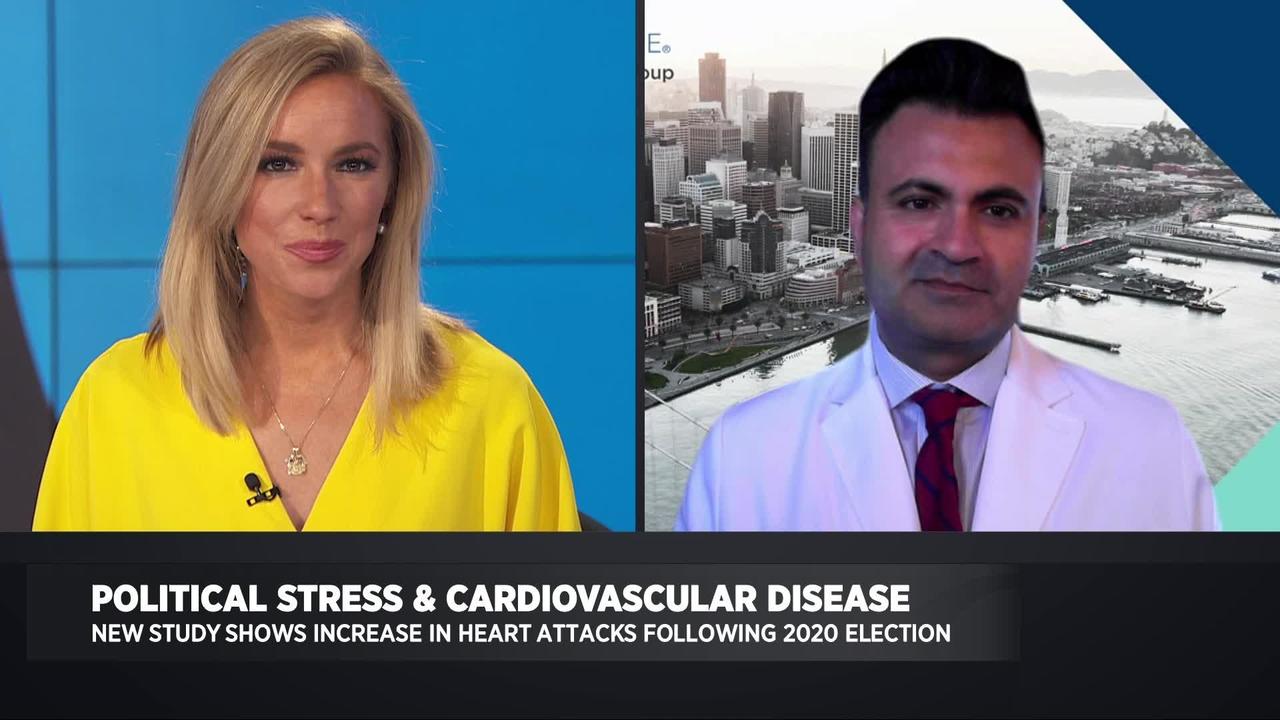 Image for Increase in heart attacks following 2020 presidential election story