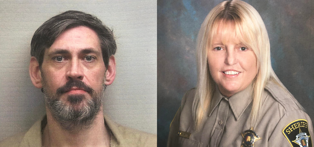 Casey Cole White and Vicky White are seen in a photo combination. 