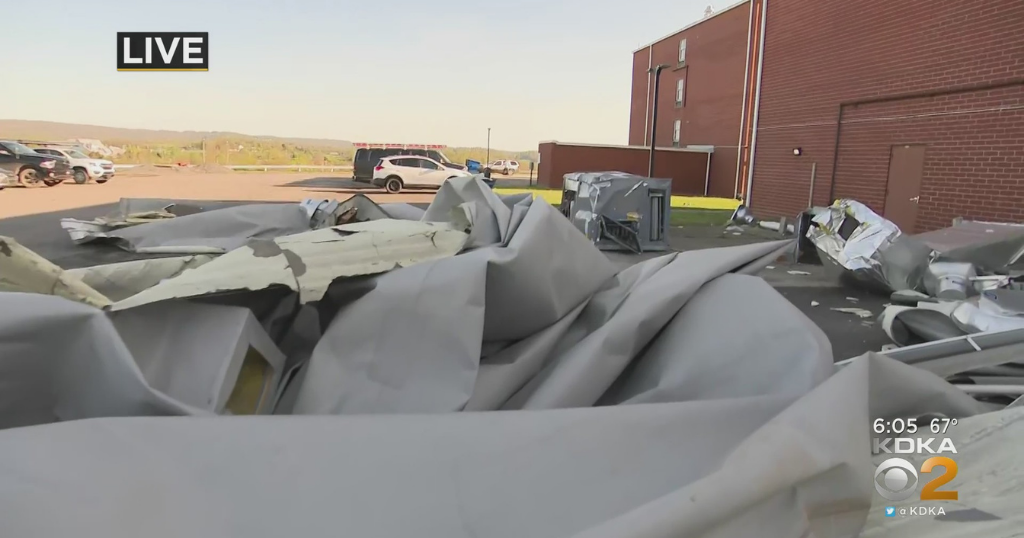 Straight line winds caused storm damage in Morgantown, NWS says - CBS ...