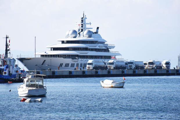 russian luxury yacht seized