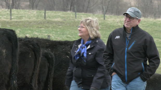LeeAnn and Bruce Waugh -- Market Wagon beef sellers 