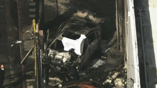 DTLA car fire fatal 