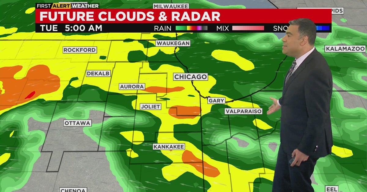 Chicago First Alert Weather: Rain coming Tuesday morning - CBS Chicago