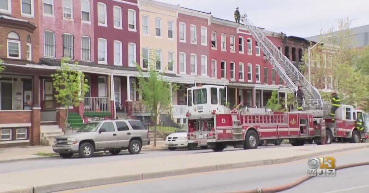 Body Found After Fire Burns Multiple Vacant Homes In West Baltimore