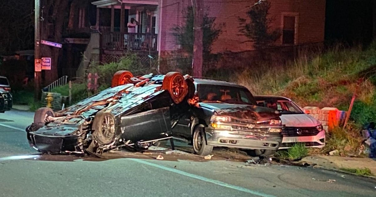 3 people injured in latenight rollover crash CBS Pittsburgh