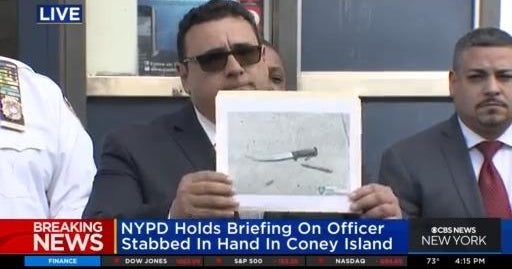 NYPD gives update on officer stabbed, suspect shot in Coney Island ...