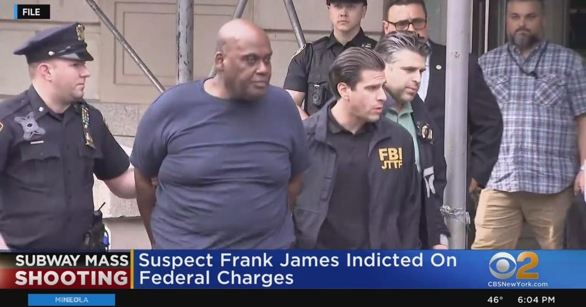 Brooklyn subway shooting suspect Frank James indicted - CBS New York