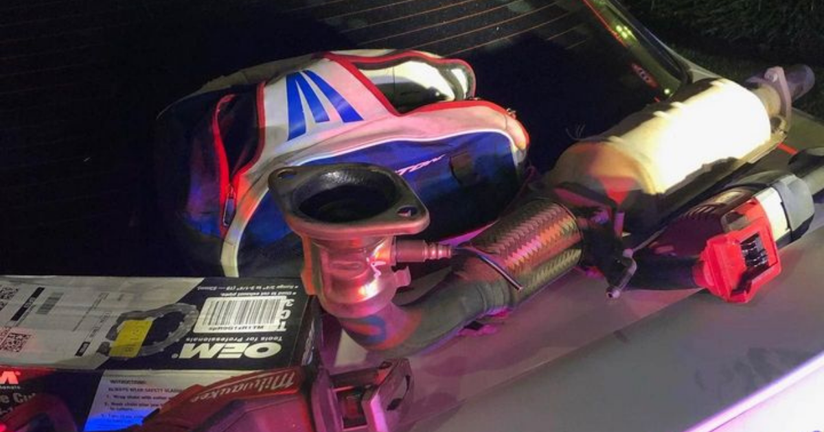 Two Arrested For Catalytic Converter Theft In Suisun City CBS Sacramento