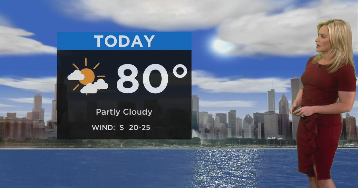 Chicago First Alert Weather: Temperatures in the 80s - CBS Chicago