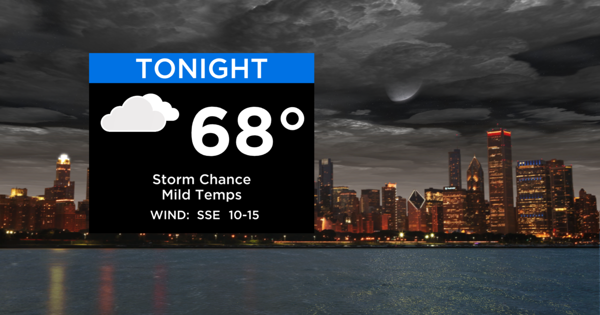 Chicago First Alert Weather: Storm Chance Overnight - CBS Chicago