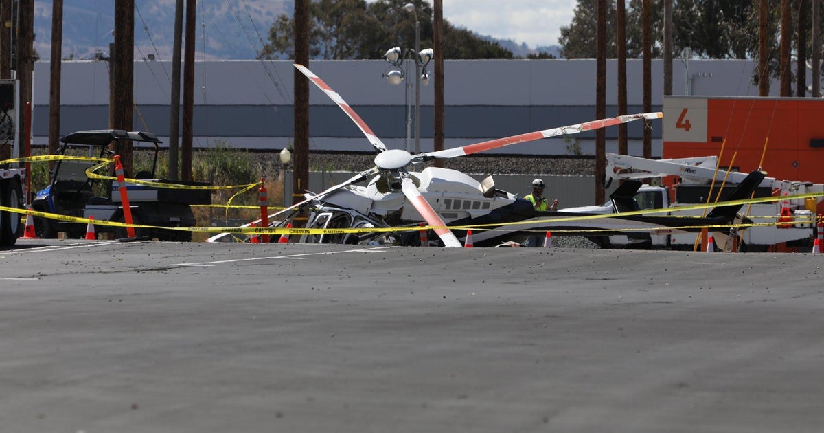 Helicopter crashes in Livermore; 2 people hospitalized CBS San Francisco