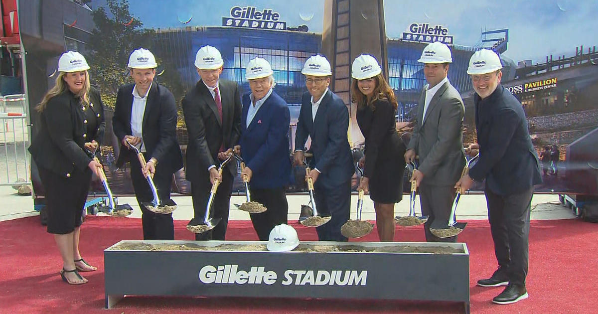 Construction is moving along at Gillette! Excited to see the results : r/ Patriots