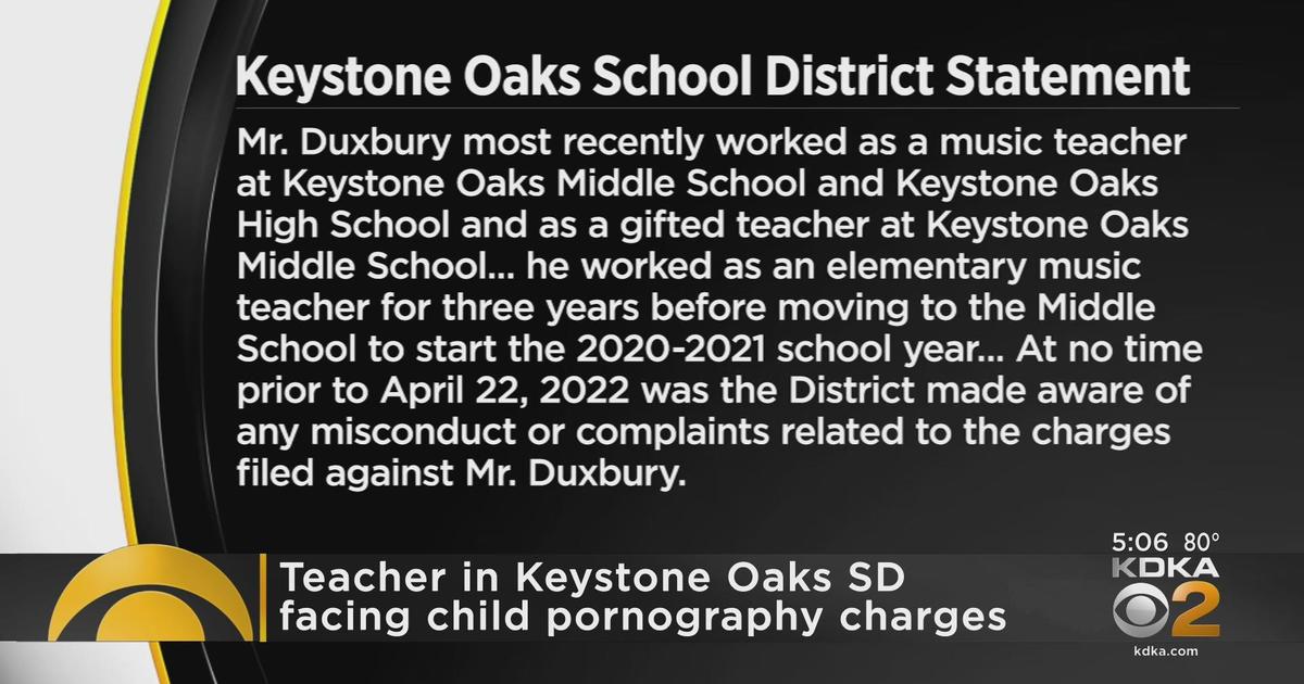 Suspended Keystone Oaks music teacher facing child pornography charges