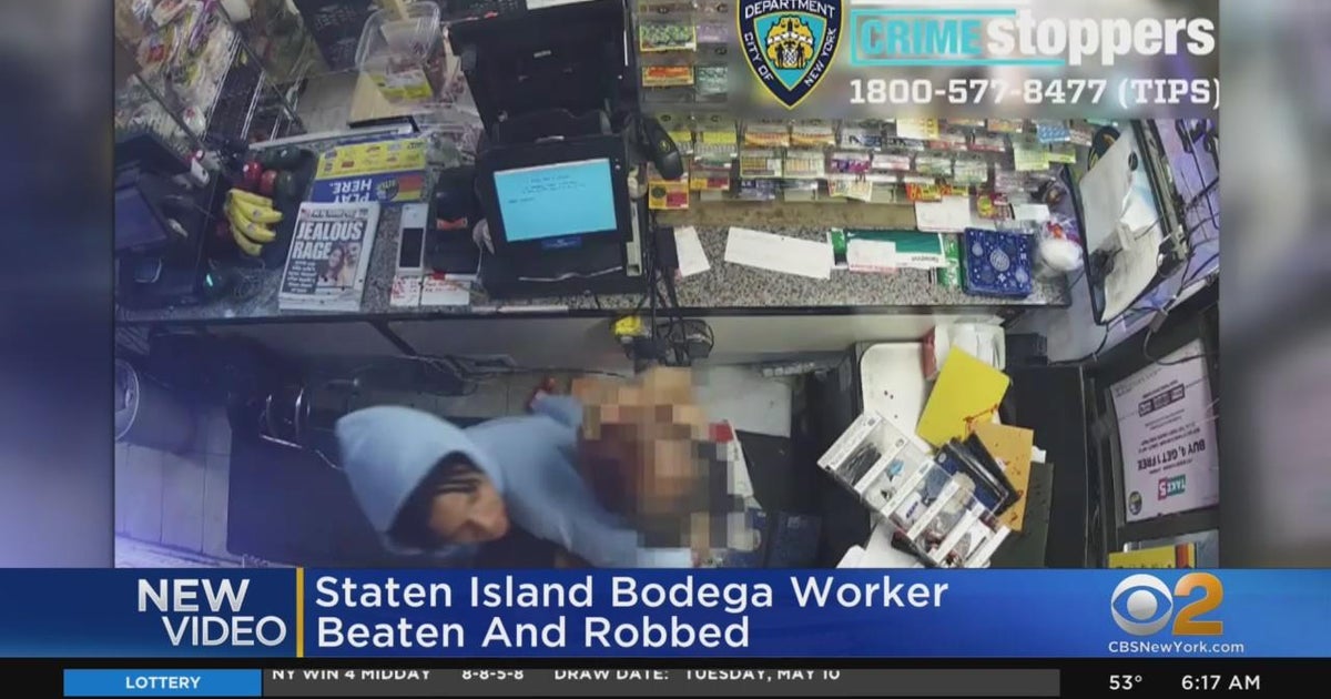 Staten Island bodega worker beaten and robbed CBS New York