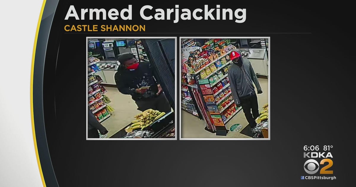 Police seek 2 suspects in Mt. Lebanon armed robbery, carjacking - CBS Pittsburgh