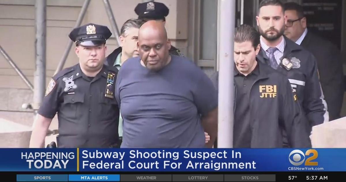 Frank James faces arraignment in subway shooting - CBS New York