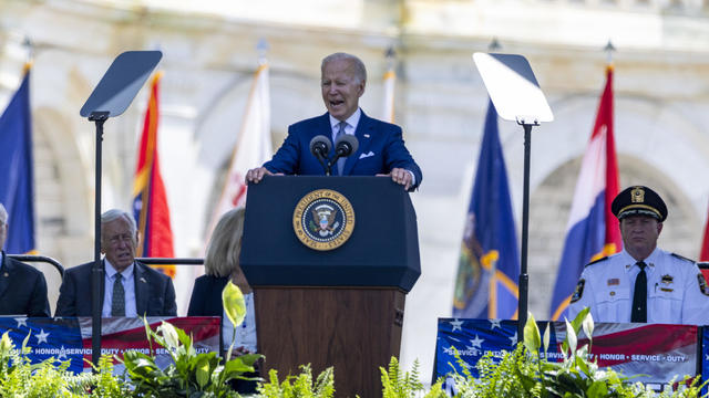 President Biden Speaks At The National Peace Officers' Memorial Service 