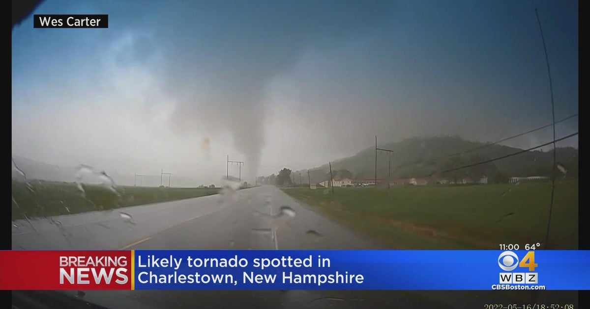Video: Likely tornado spotted in Charlestown, New Hampshire - CBS Boston