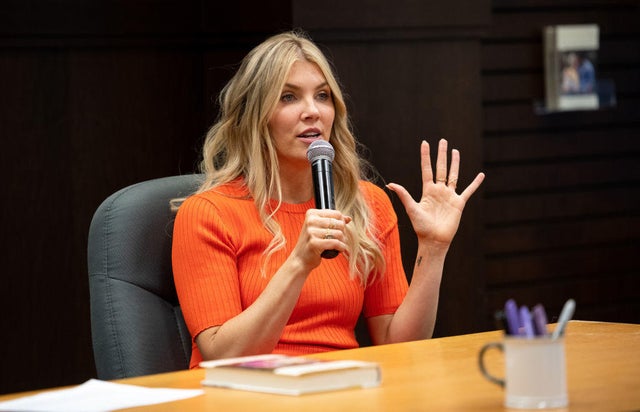 Amanda Kloots Celebrates Her New Book "Live Your Life: My Story Of Loving And Losing Nick Cordero" With Actor Kelly Rizzo 