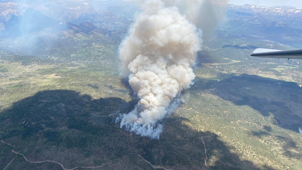 Plumtaw Fire Burns In San Juan National Forest Near Pagosa Springs ...