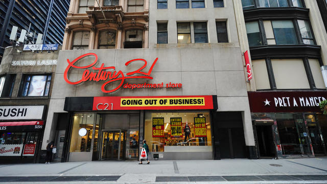 A view of a Century 21 department store in Lower Manhattan. 