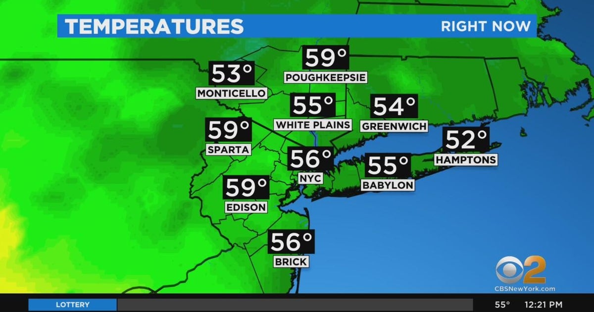 First Alert Weather: CBS2's 5/19 Thursday afternoon update - CBS New York