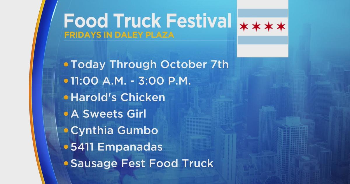 Food Truck Festival returns to Daley Plaza CBS Chicago