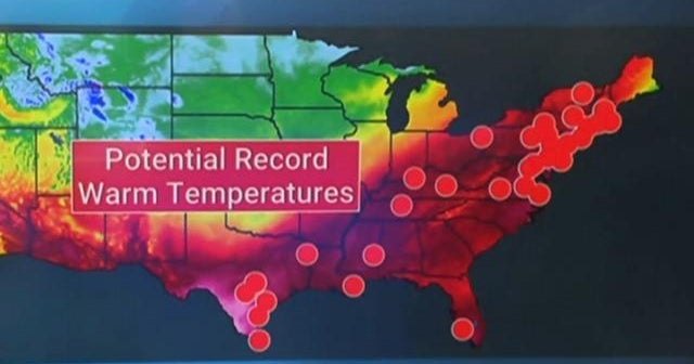 East Coast braces for scorching heat this weekend - CBS News