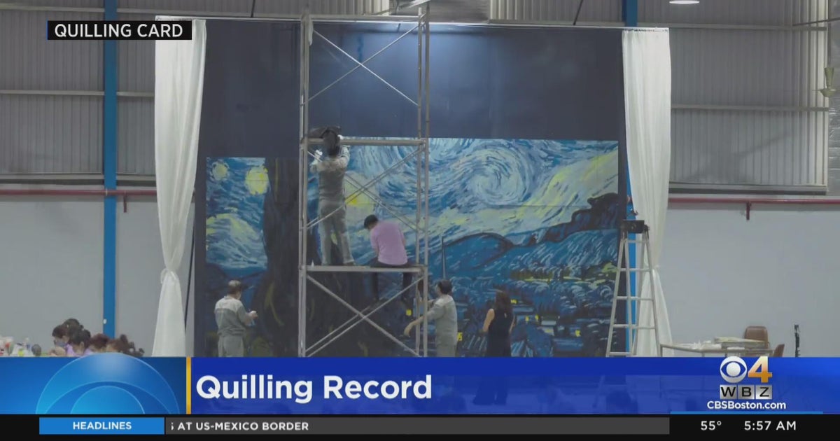 Framinghambased company holds two world records for quilling CBS Boston