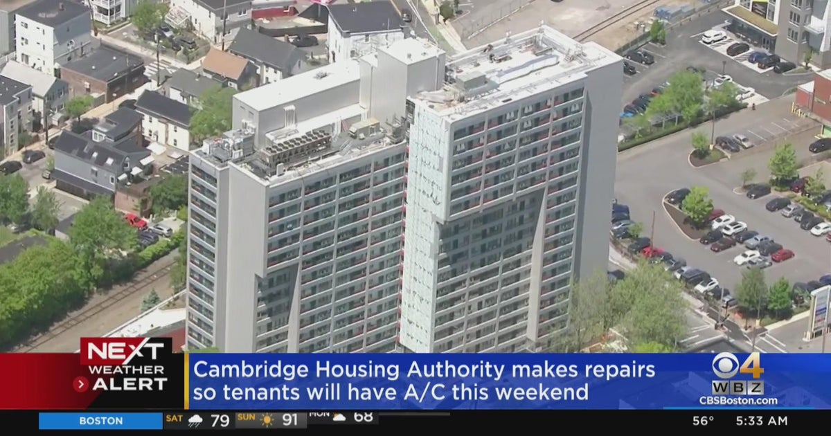 Cambridge Housing Authority makes repairs to tenants will have A/C this