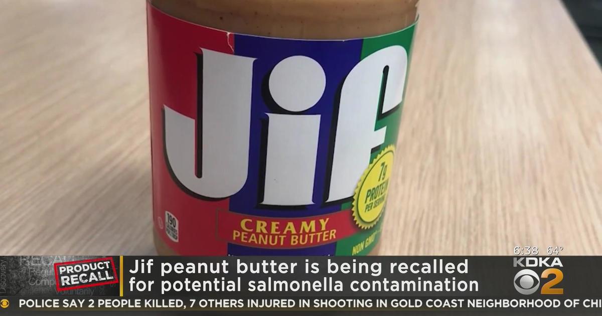 Jif Peanut Butter Recalled For Salmonella Contamination Cbs Pittsburgh 6340