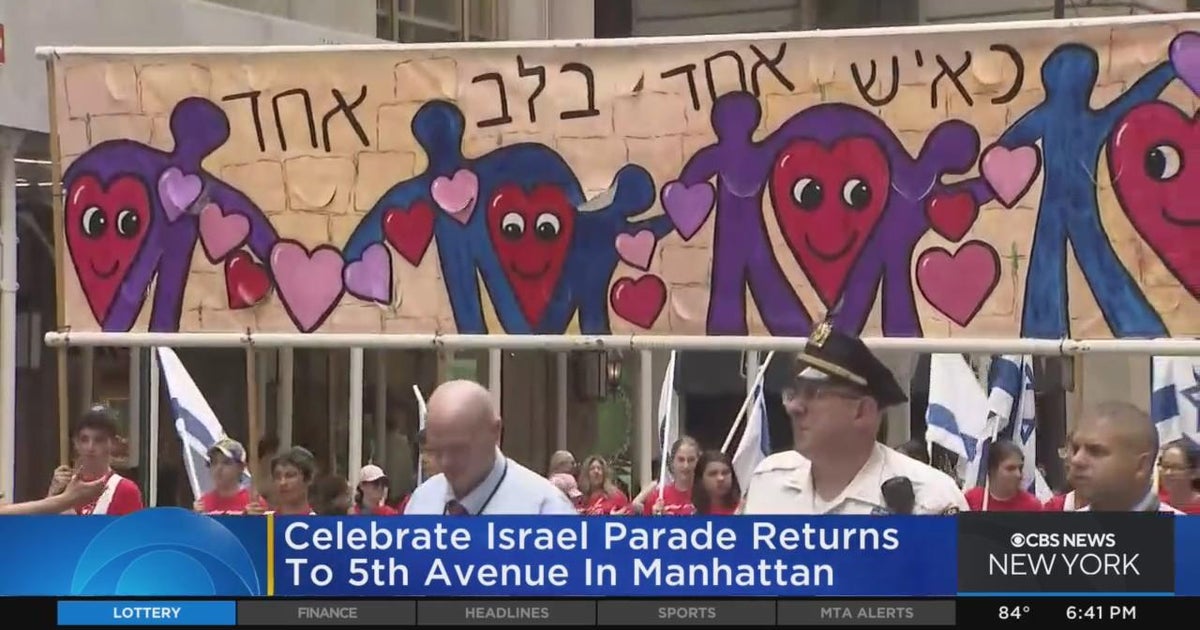 Celebrate Israel Parade returns to Manhattan CBS New York
