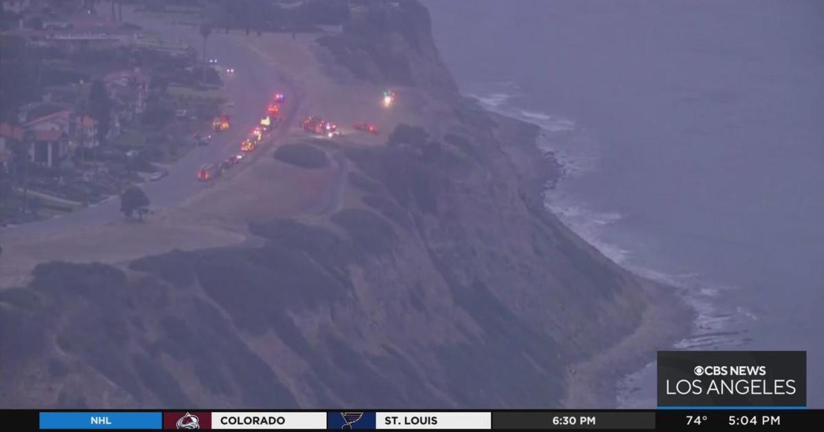 One man dead, three injured after falling down cliff in Palos Verdes
