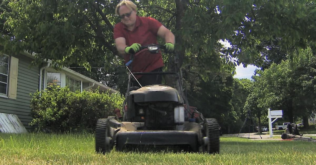 Burlington group volunteers to mow lawns for people in need CBS