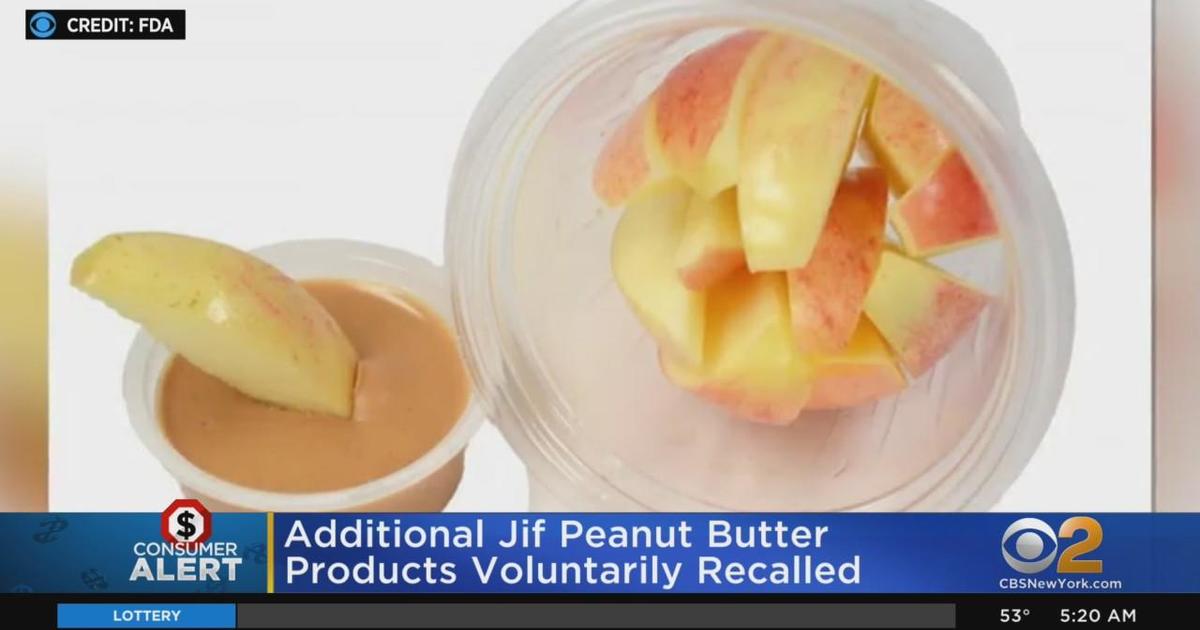 Jif expands peanut butter recall CBS New York