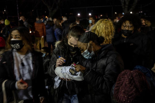 Vigil For Murdered Teen 