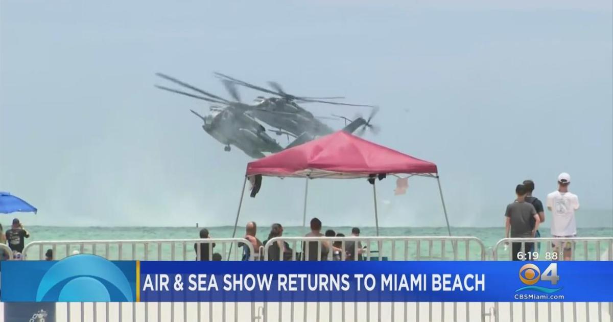 Hyundai Air and Sea Show Files Over Miami Beach This Weekend CBS Miami