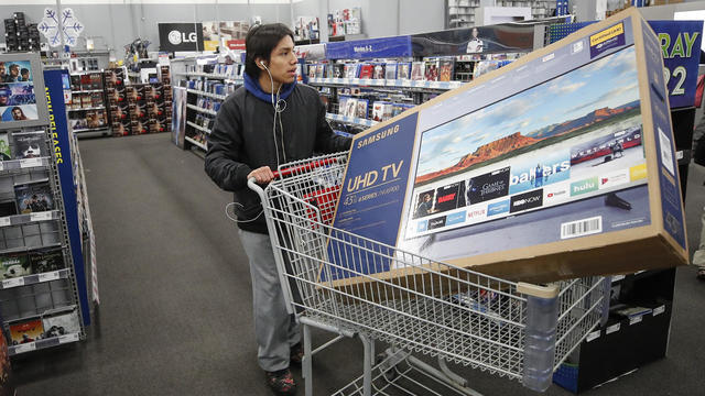 Black Friday Starts Early As Shoppers Hit The Stores On Thanksgiving Night 