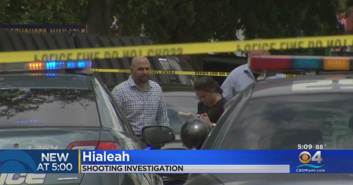 Hialeah Shooting Investigation CBS Miami