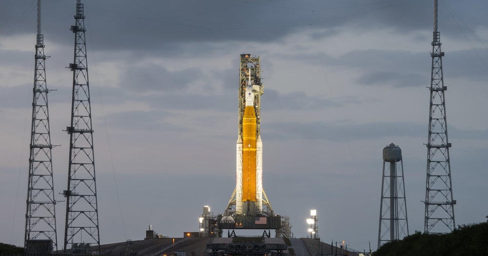 NASA's repaired Artemis moon rocket ready for another fueling test NASA's repaired Artemis moon rocket ready for another fueling test