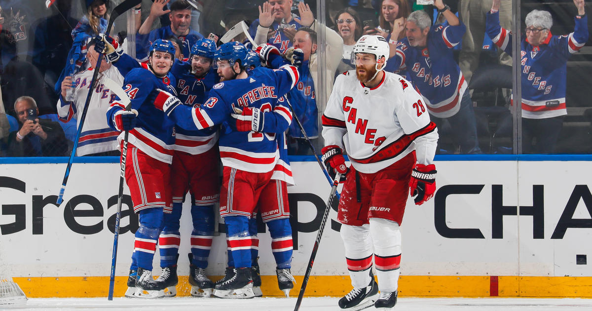 Rangers rise to the occasion, top Hurricanes to force Game 7 CBS New York