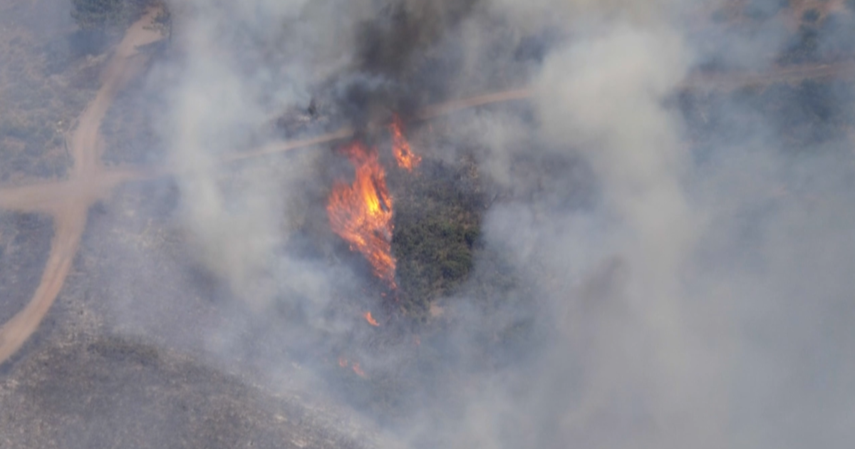 Crews Battle Fire In Angeles National Forest Caused By A Car Accident ...