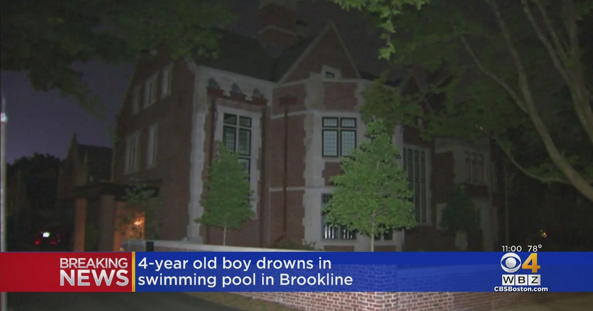 4yearold boy drowns in swimming pool in Brookline CBS Boston