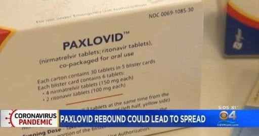 Cdc warning of potential covid 19 rebound after paxlovid treatment