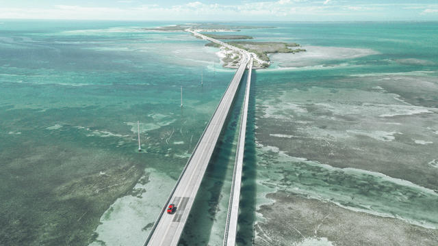 Seven Mile Bridge in Florida Keys 
