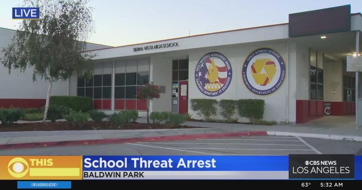 Student arrested after making threats towards Sierra Vista High School