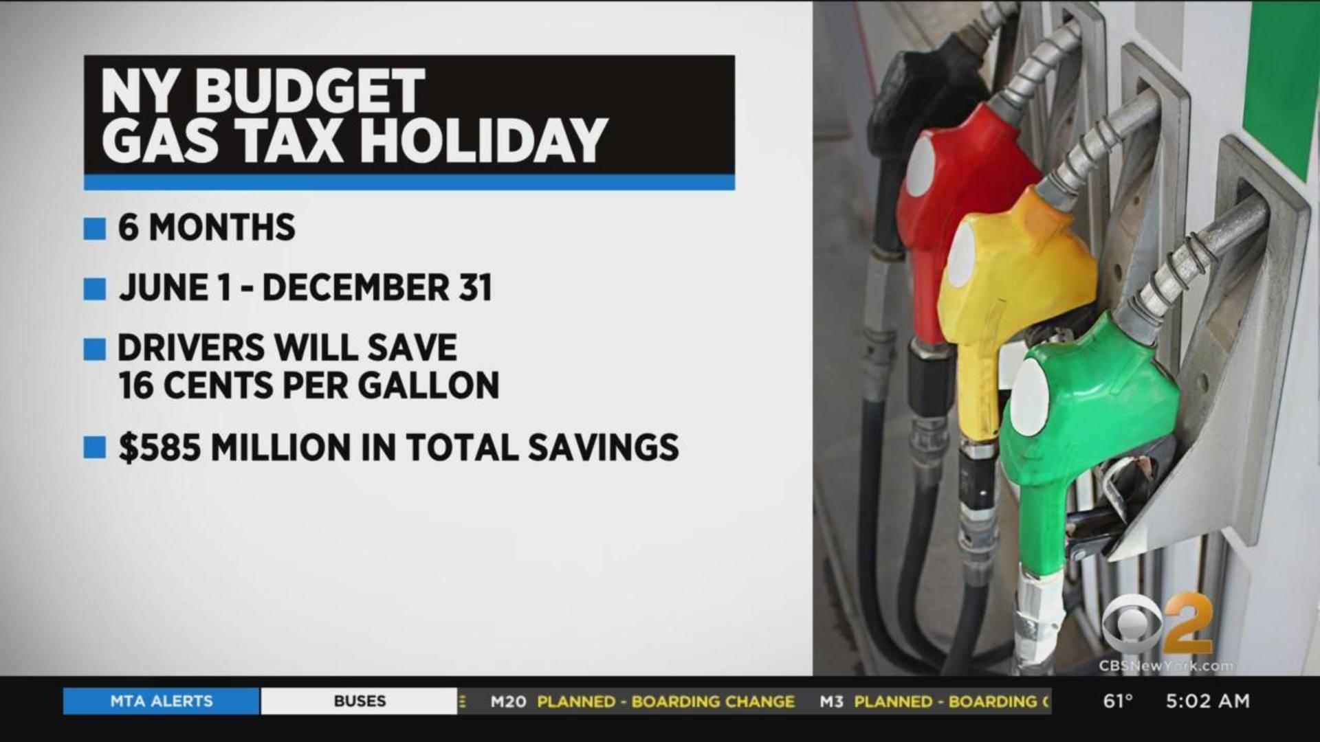 New York Suspends the Gas Tax for Six Months as Pump Prices Soar
