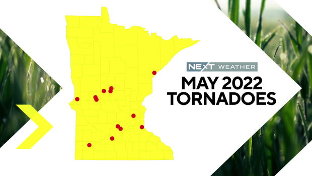 Map Of May 2022 Tornadoes 
