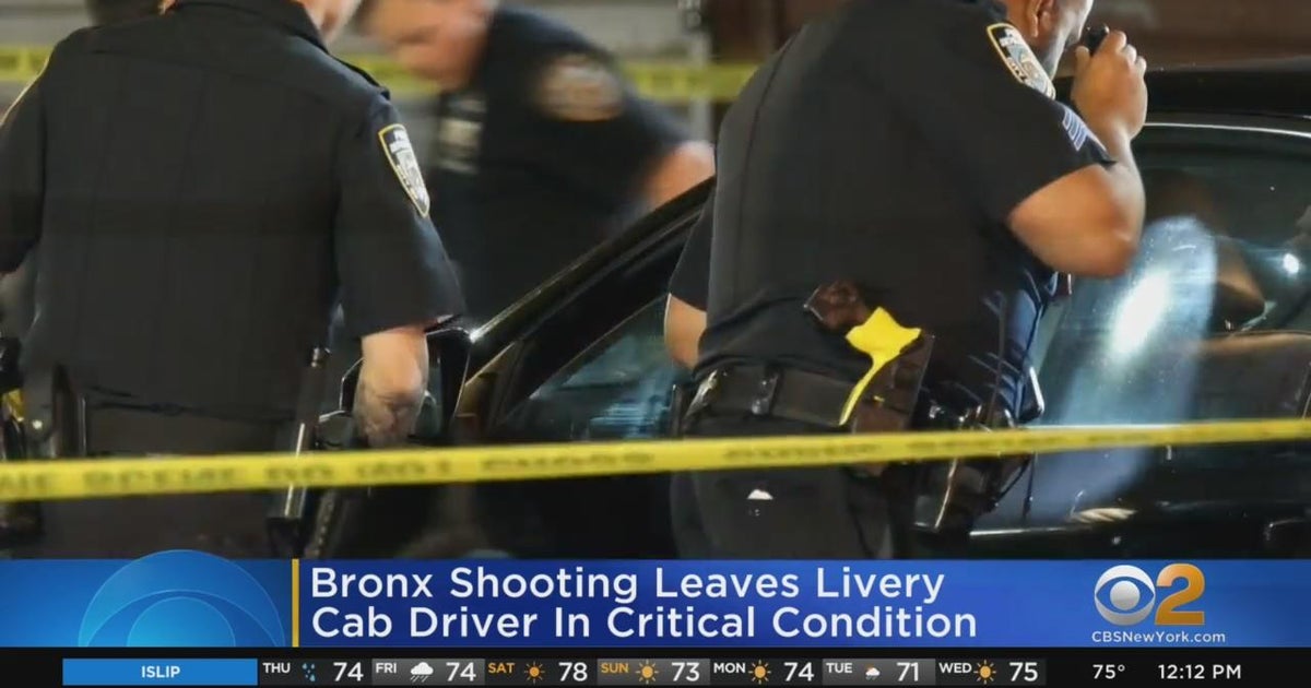 Livery cab driver shot in the Bronx - CBS New York